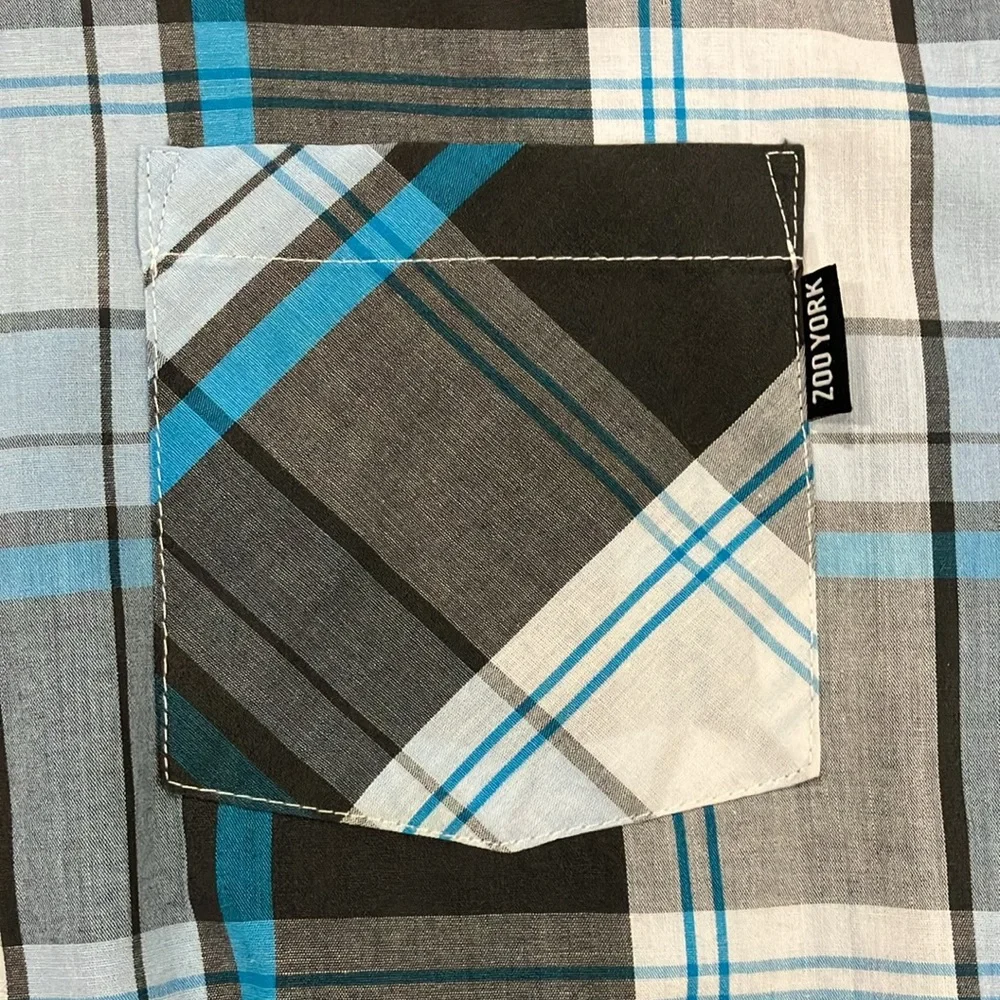 Zoo York Men’s Large Plad Shirt - Picture 2 of 6